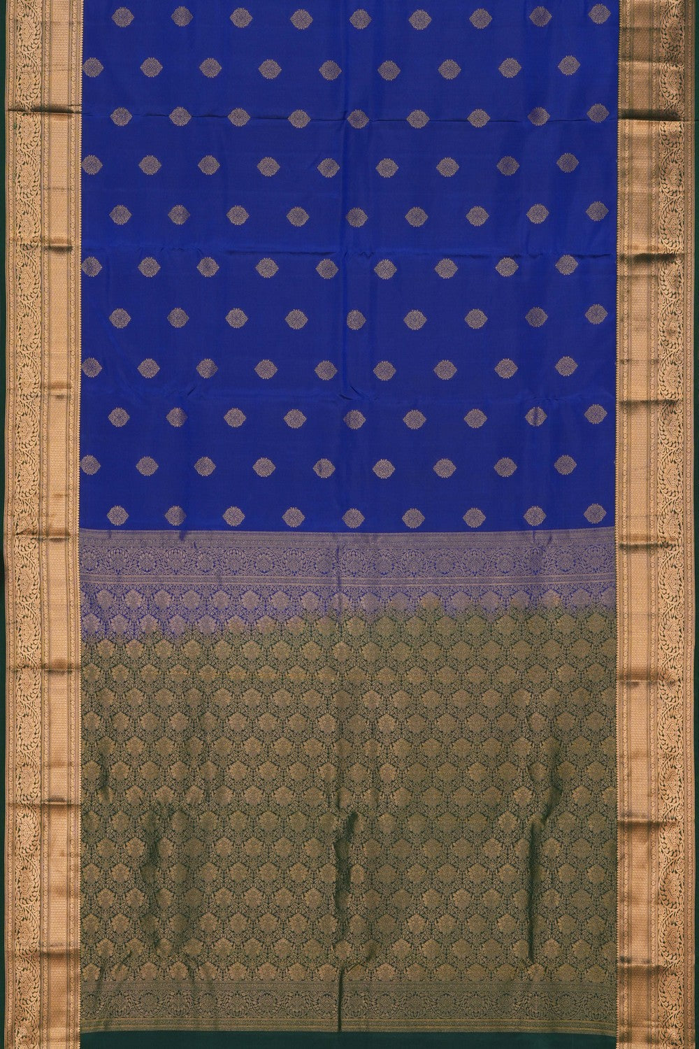Image of South Silk Blue Saree