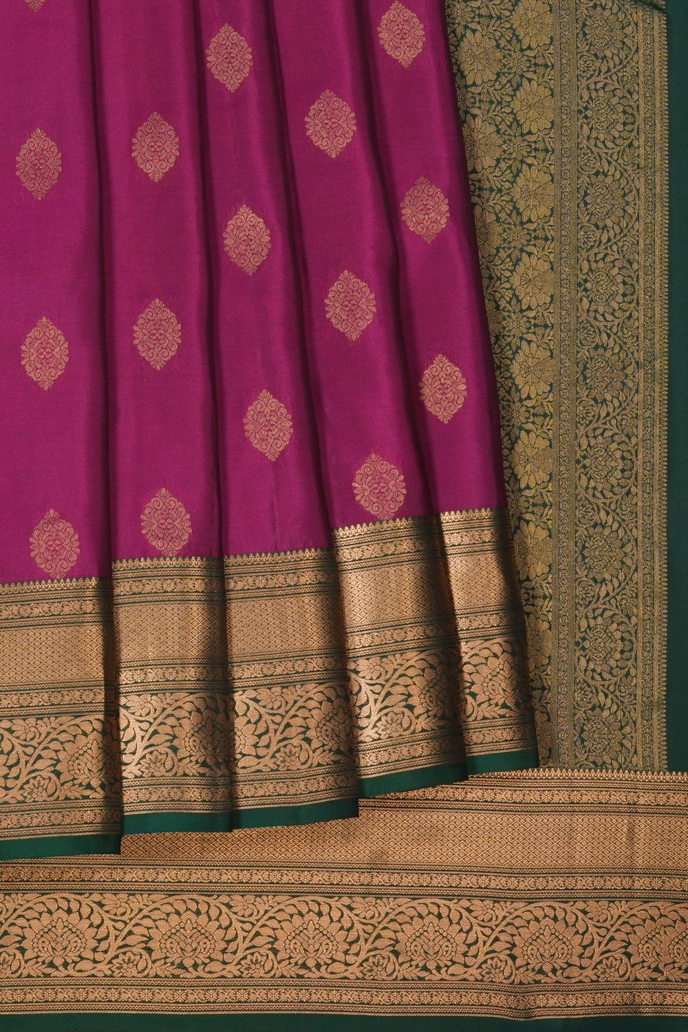 Image of South Silk Plum-Pink Saree