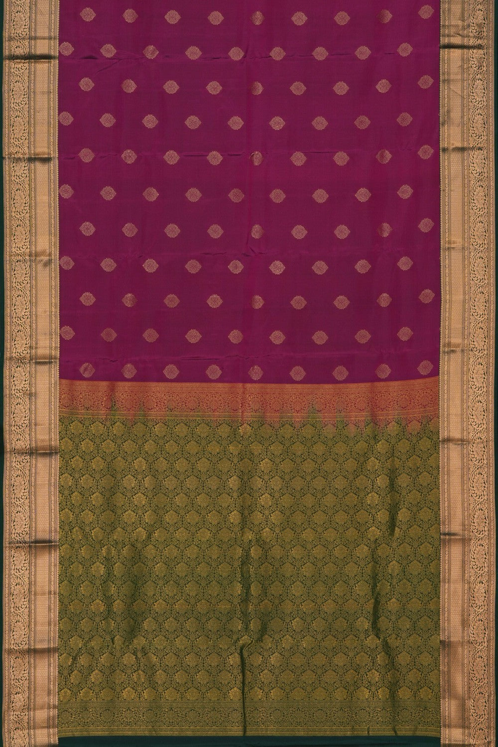 Image of South Silk Plum-Pink Saree