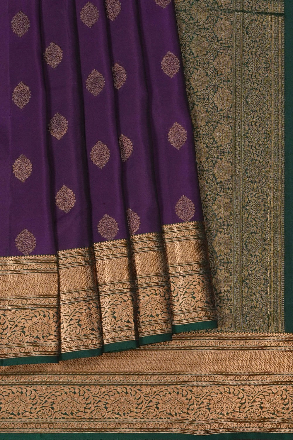Image of South Silk Purple Saree