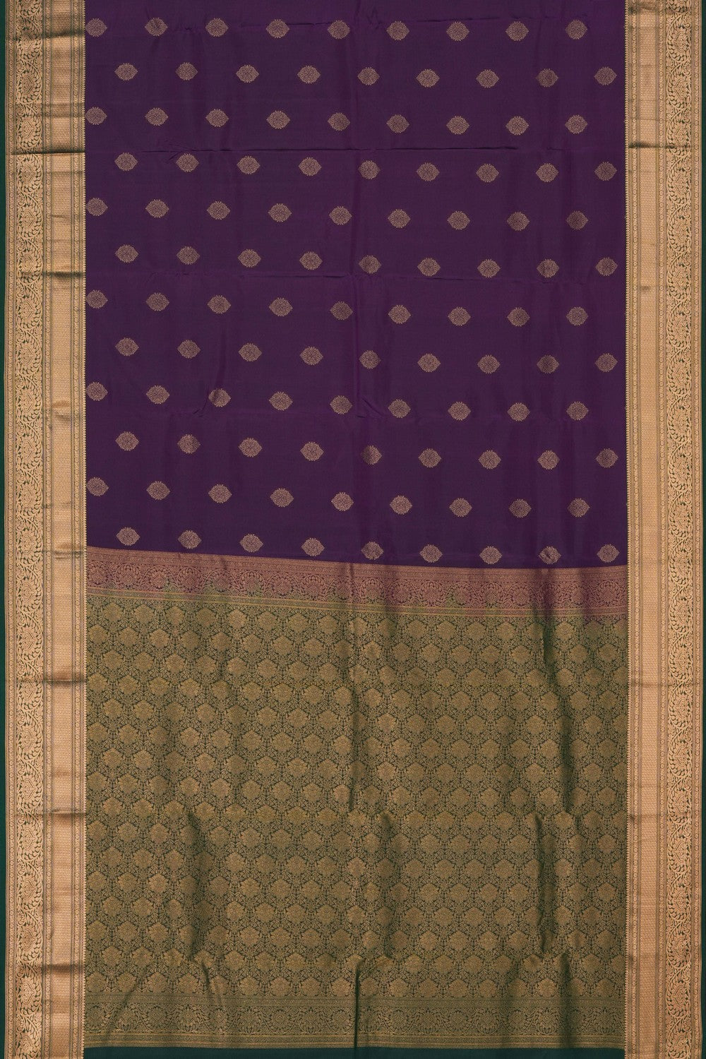 Image of South Silk Purple Saree