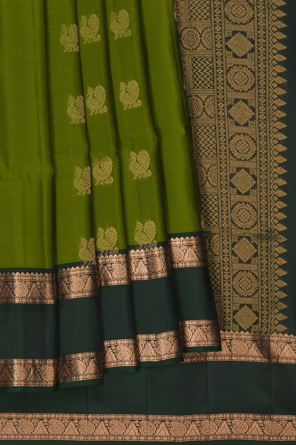 Image of South Silk Green Saree