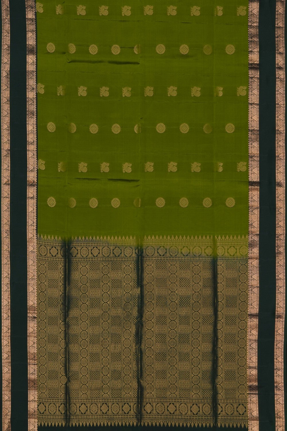 Image of South Silk Green Saree