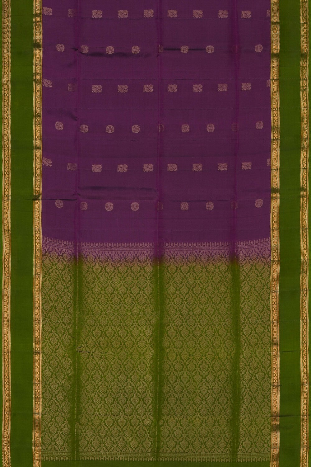 Image of South Silk Purple Saree