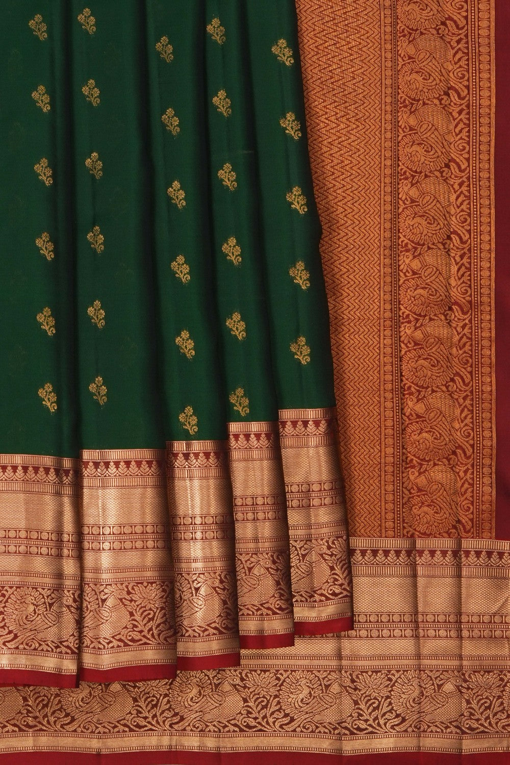Image of South Silk Green Saree