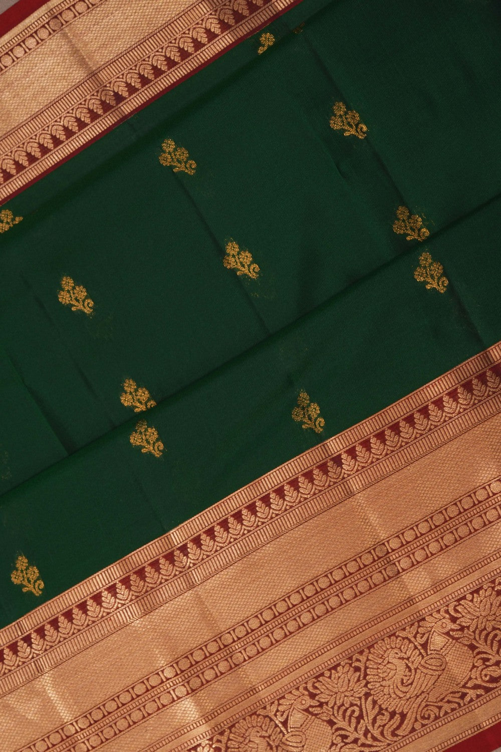 Image of South Silk Green Saree