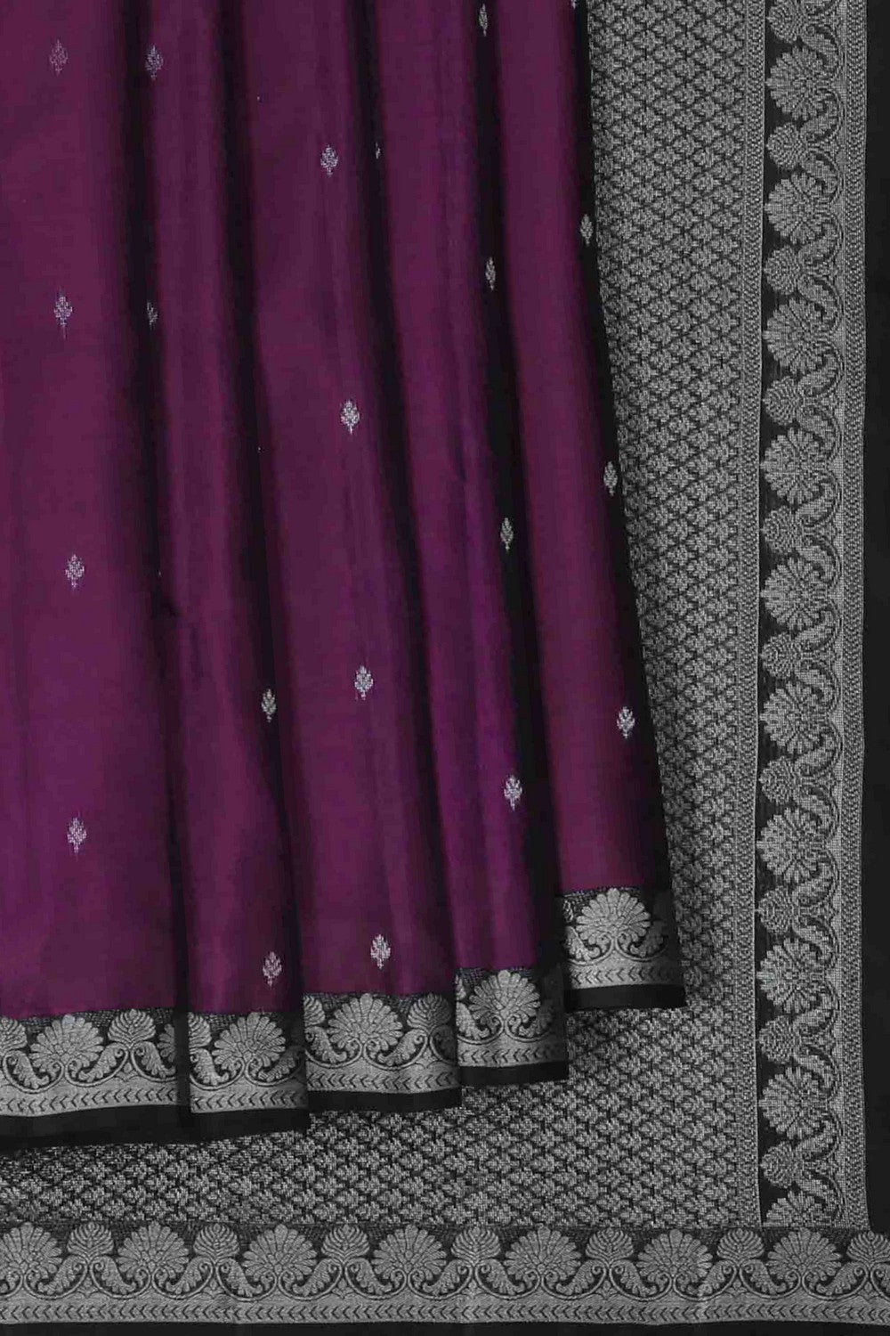 Image of South Silk Plum-Pink Saree