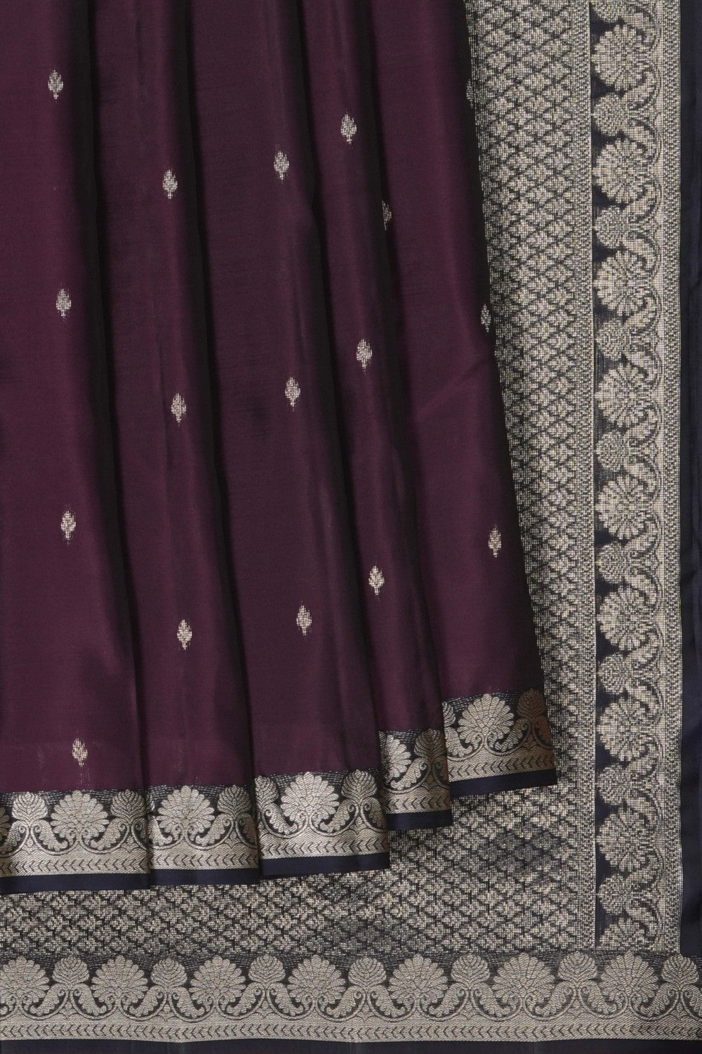 Image of South Silk Violet Saree