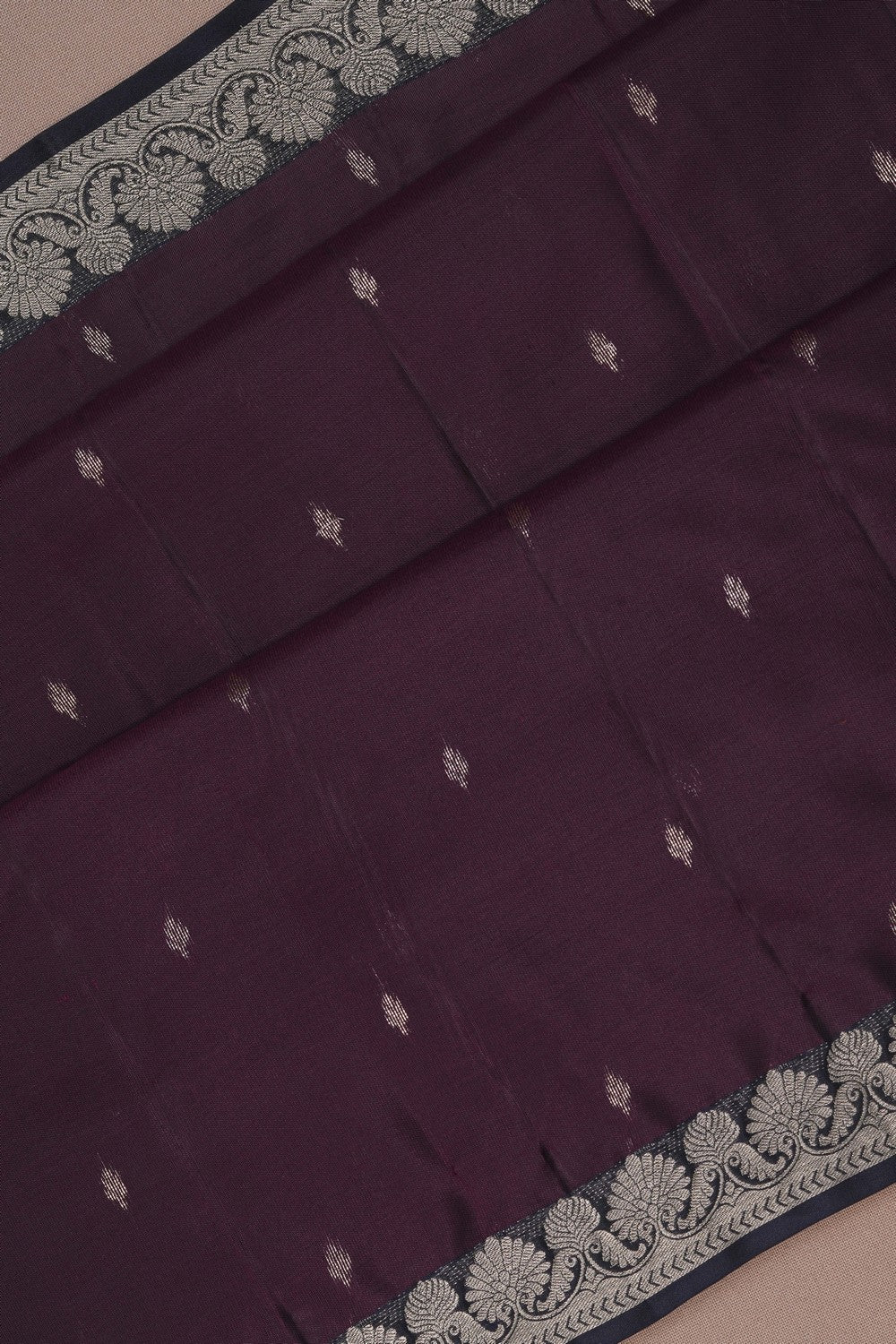 Image of South Silk Violet Saree
