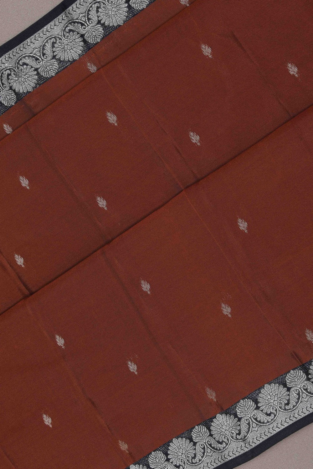 Image of South Silk Orange Saree