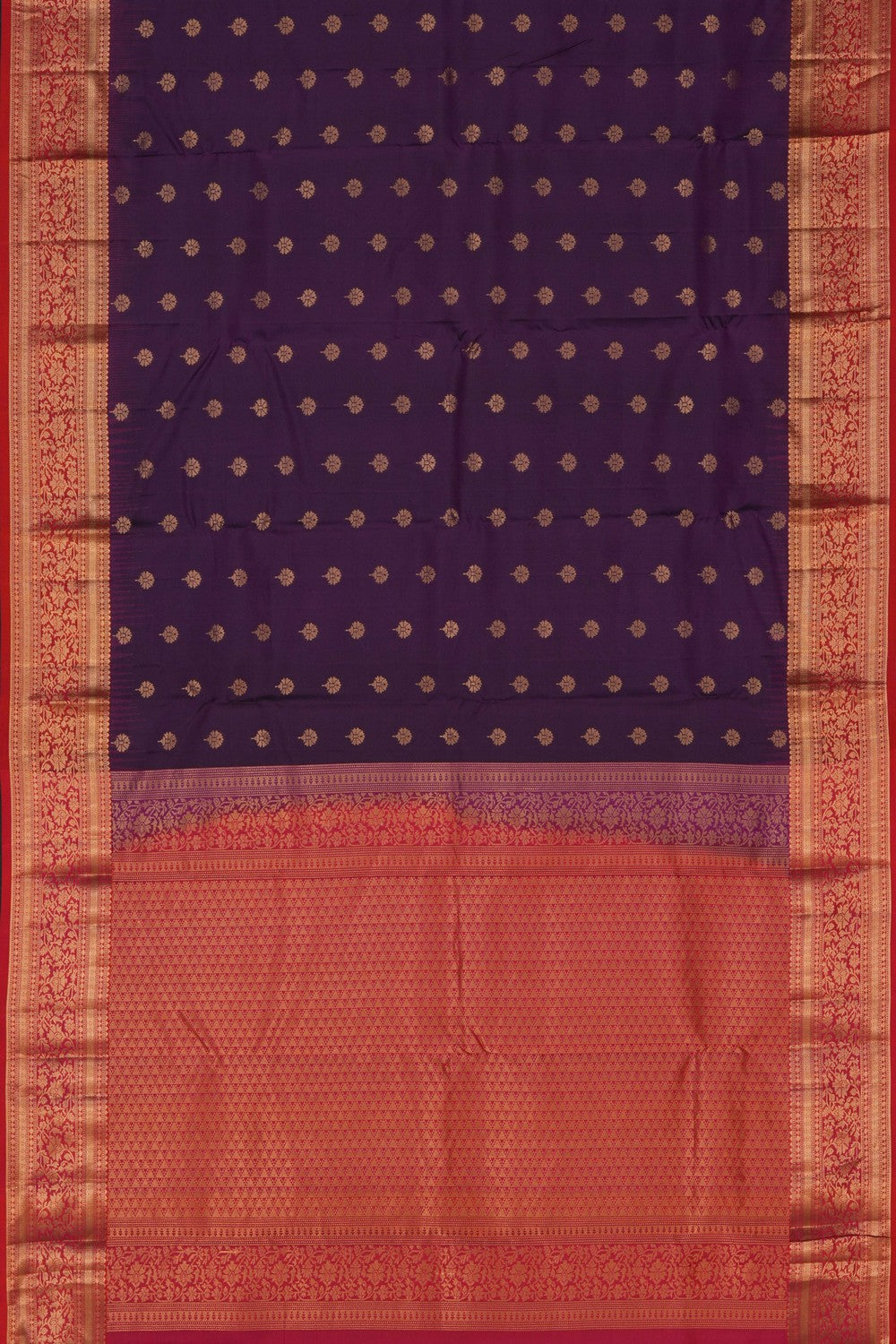 Image of South Silk Violet Saree