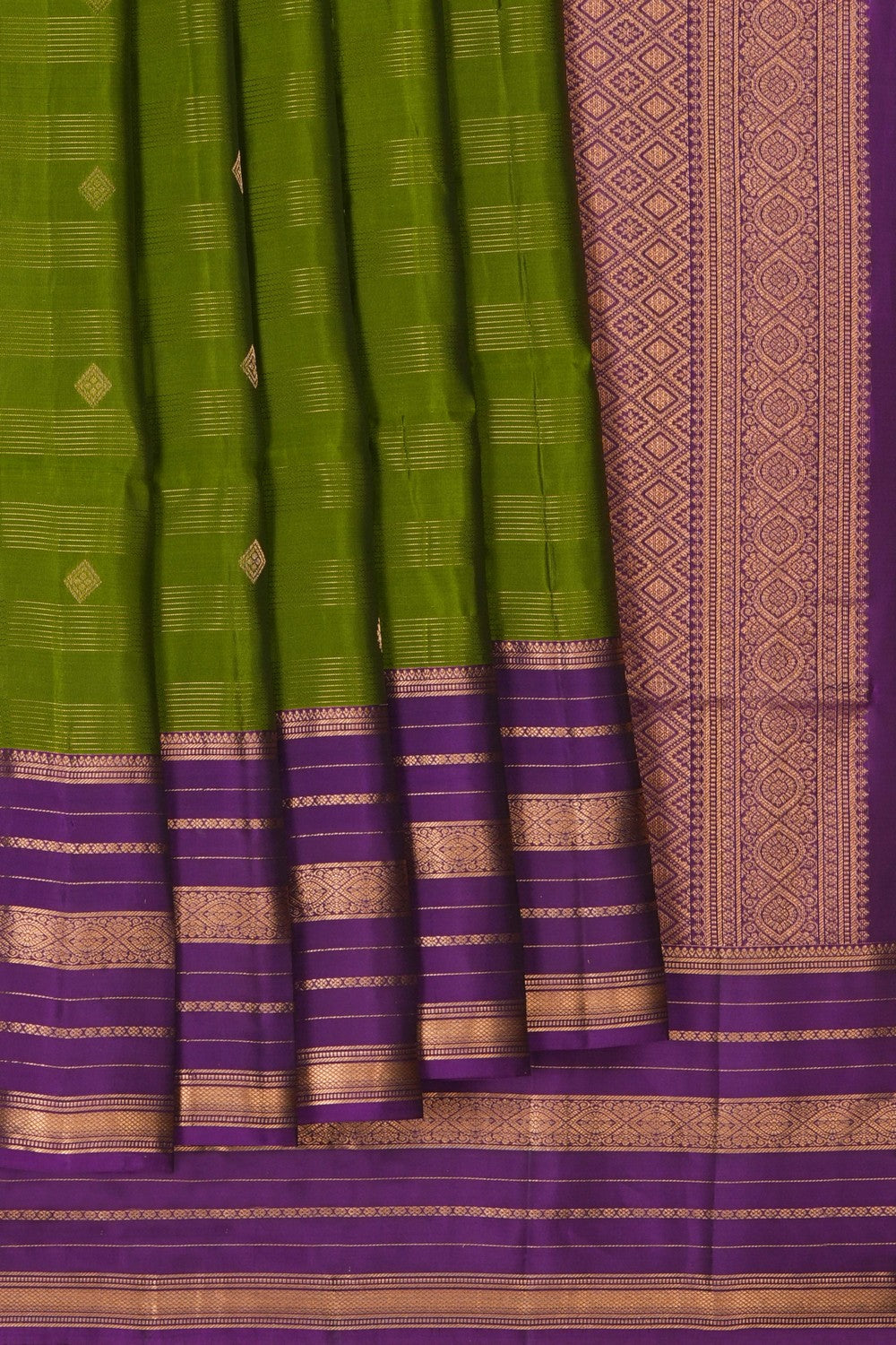 Image of South Silk Green Saree