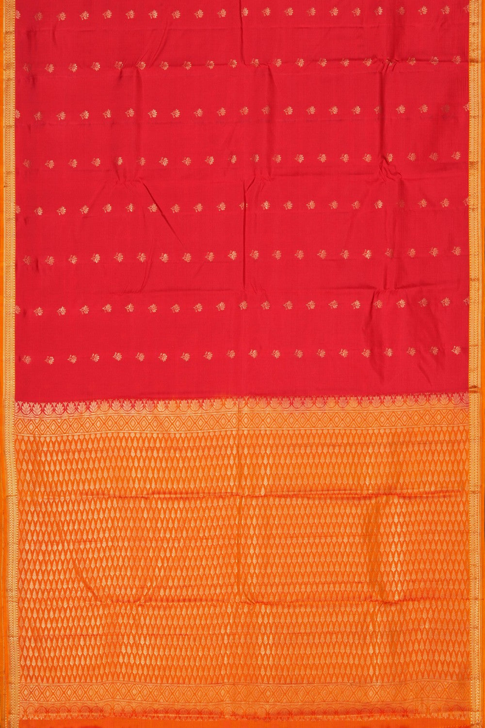 Image of South Silk Red Saree