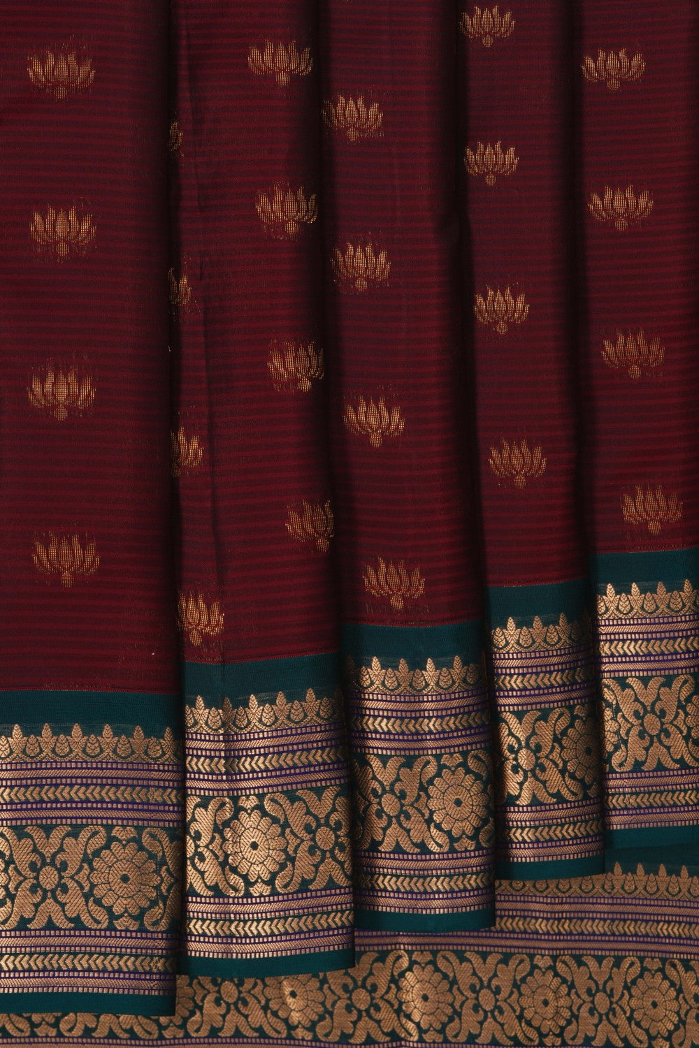 Image of South Silk Maroon Saree