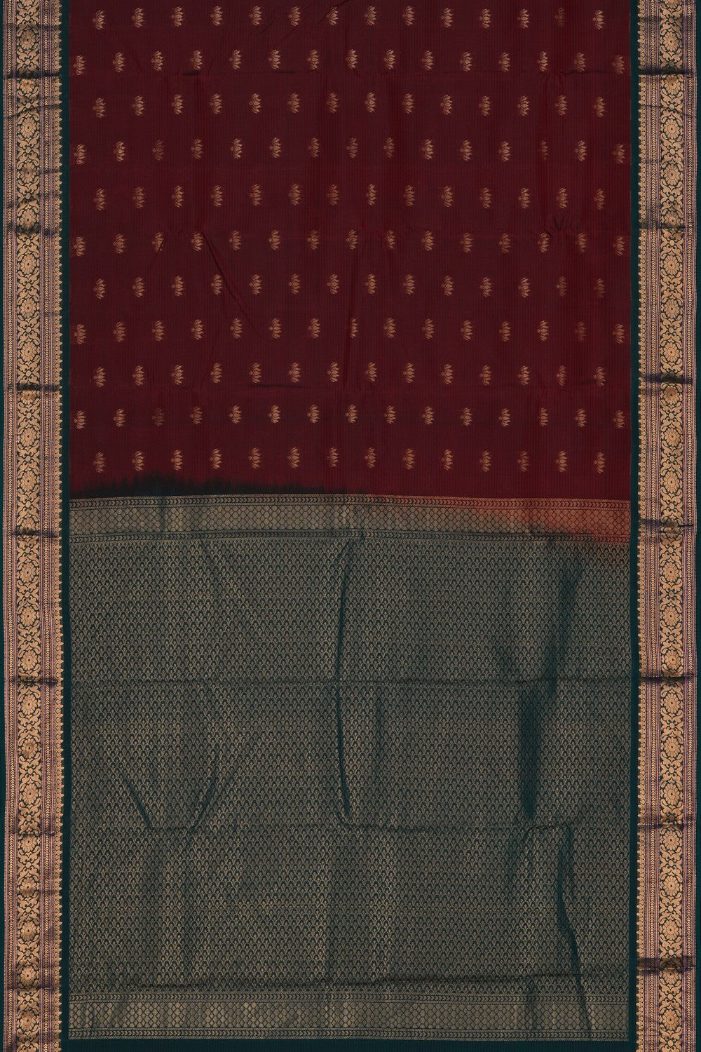 Image of South Silk Maroon Saree