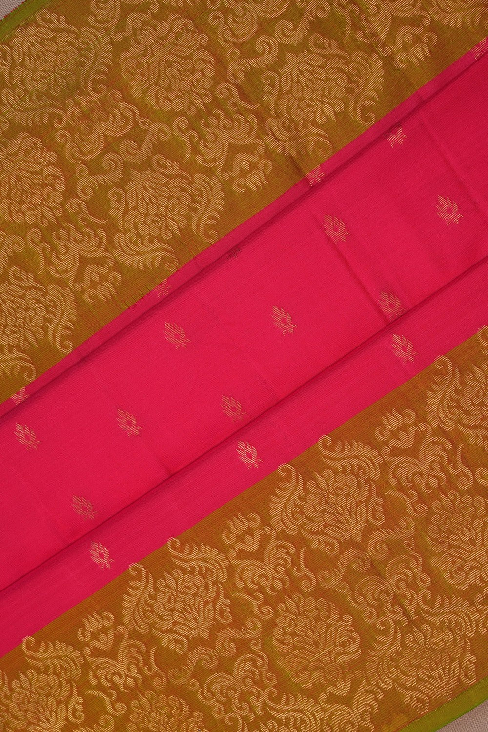 Image of South Silk Pink Saree