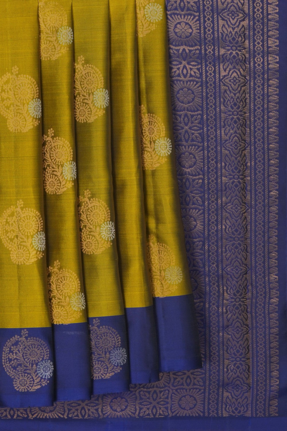 Image of Spring Green South Silk Saree