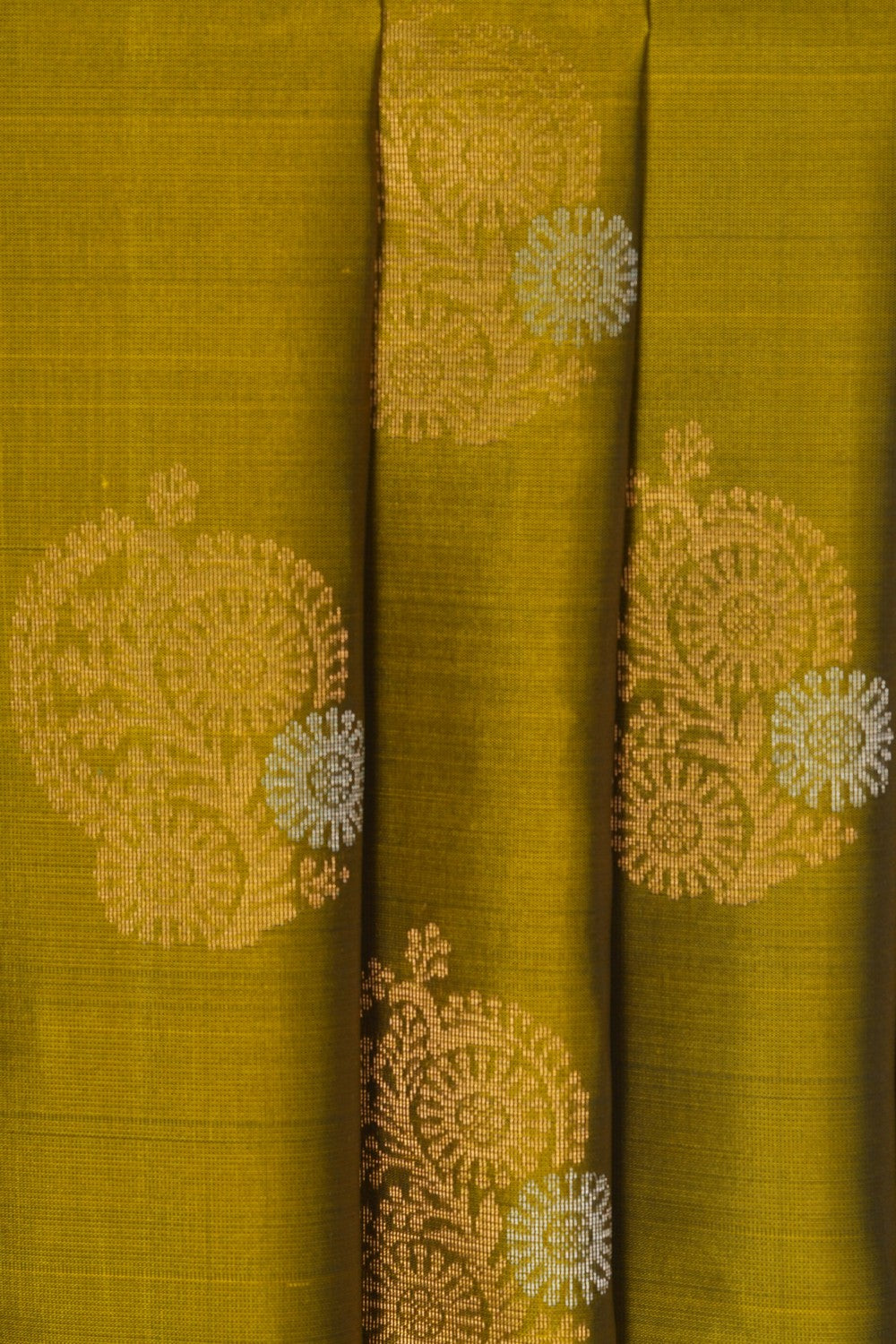 Image of Spring Green South Silk Saree
