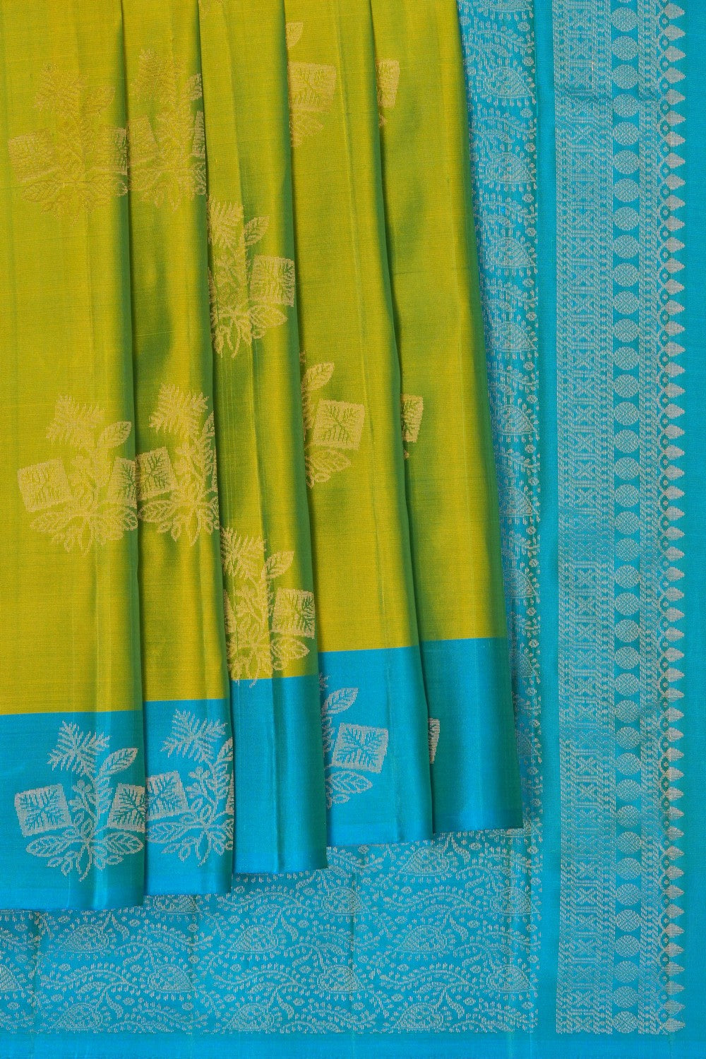 Image of Green South Silk Saree