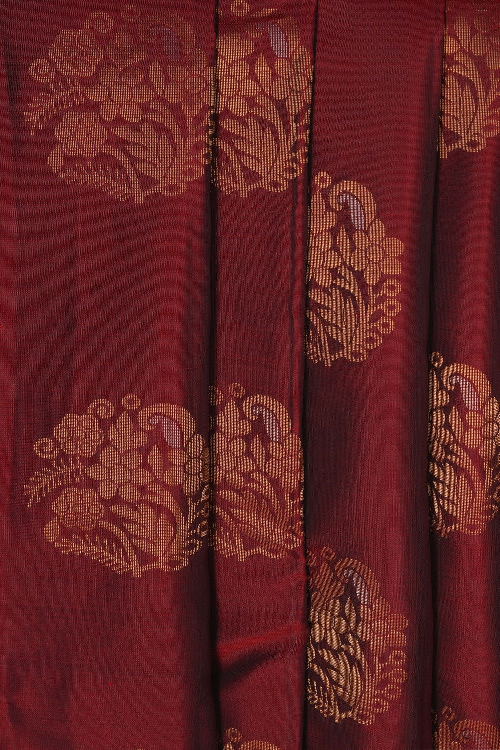 Image of Maroon South Silk Saree