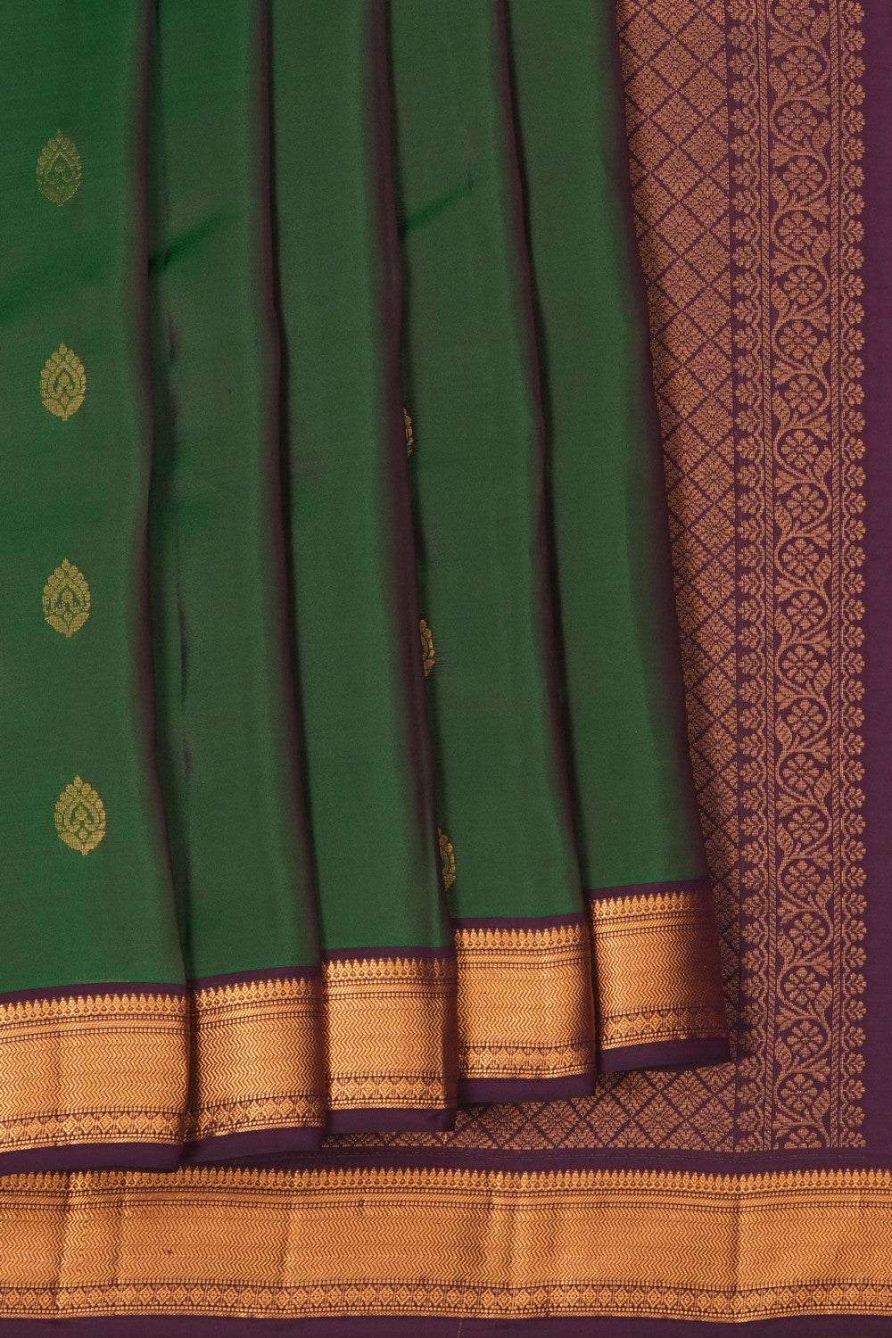 Image of Green South Silk Saree