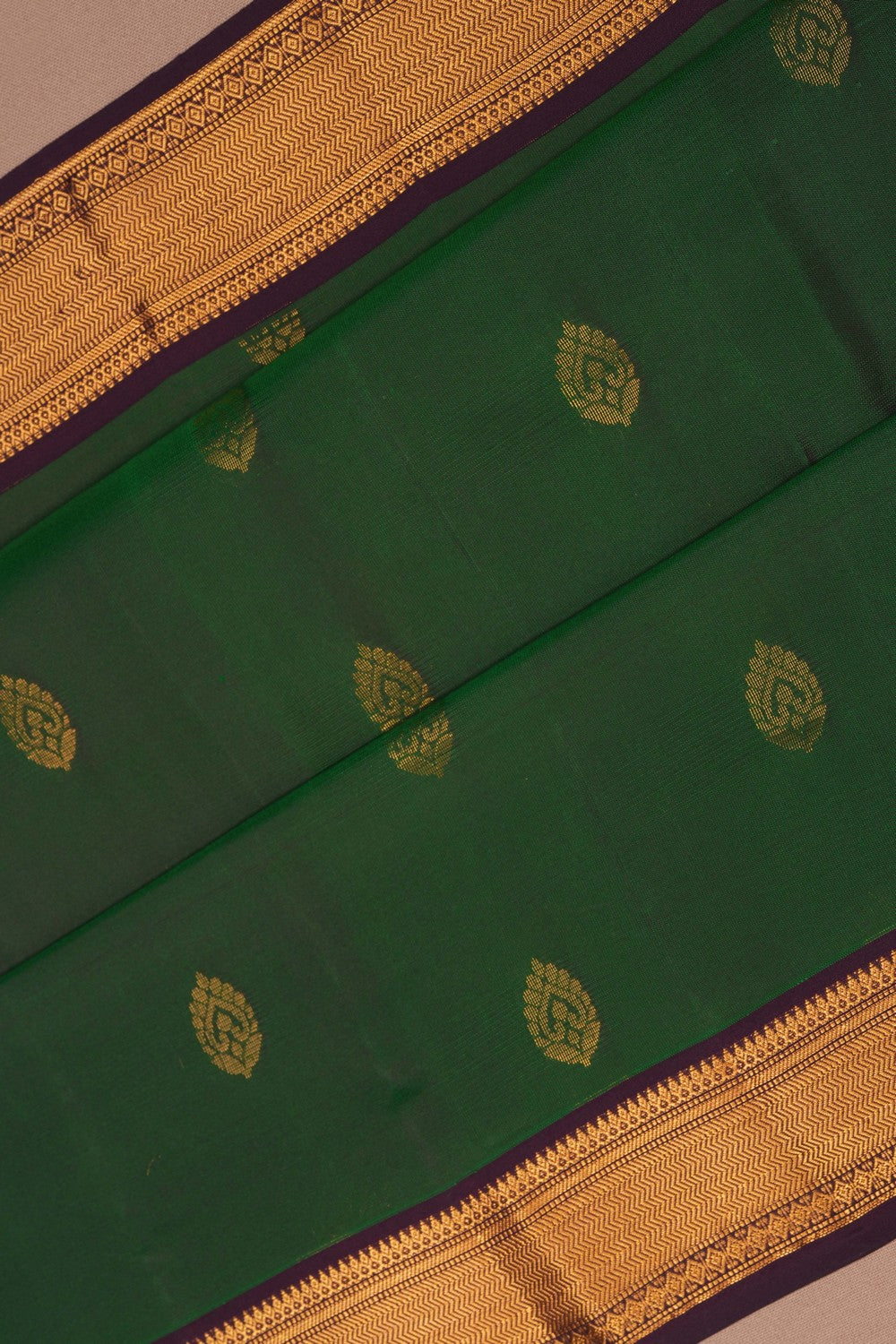 Image of Green South Silk Saree