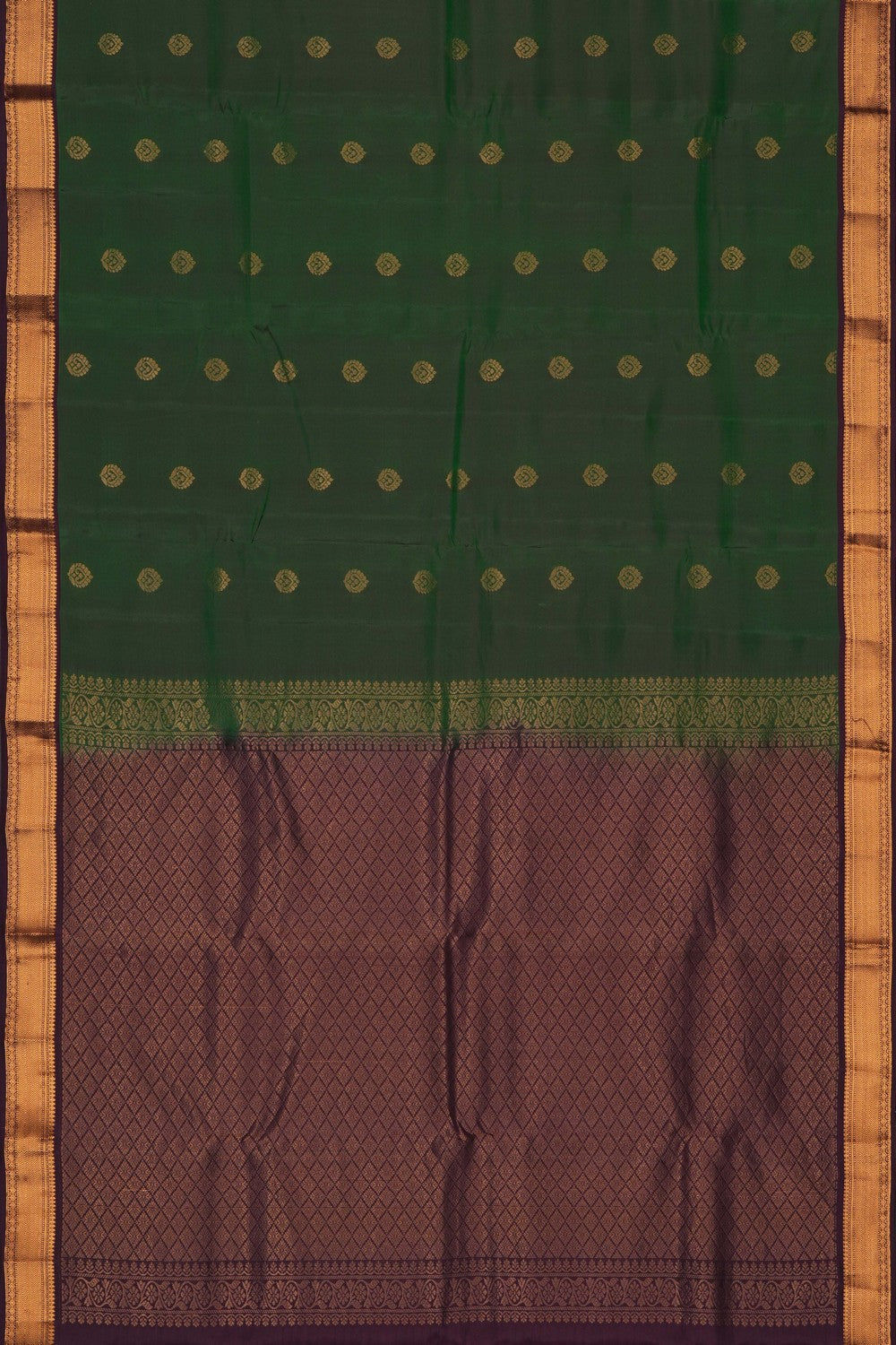 Image of Green South Silk Saree
