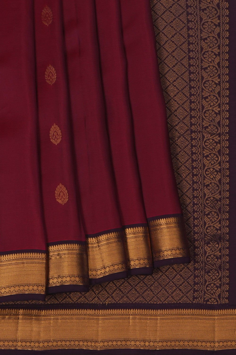 Image of Red South Silk Saree