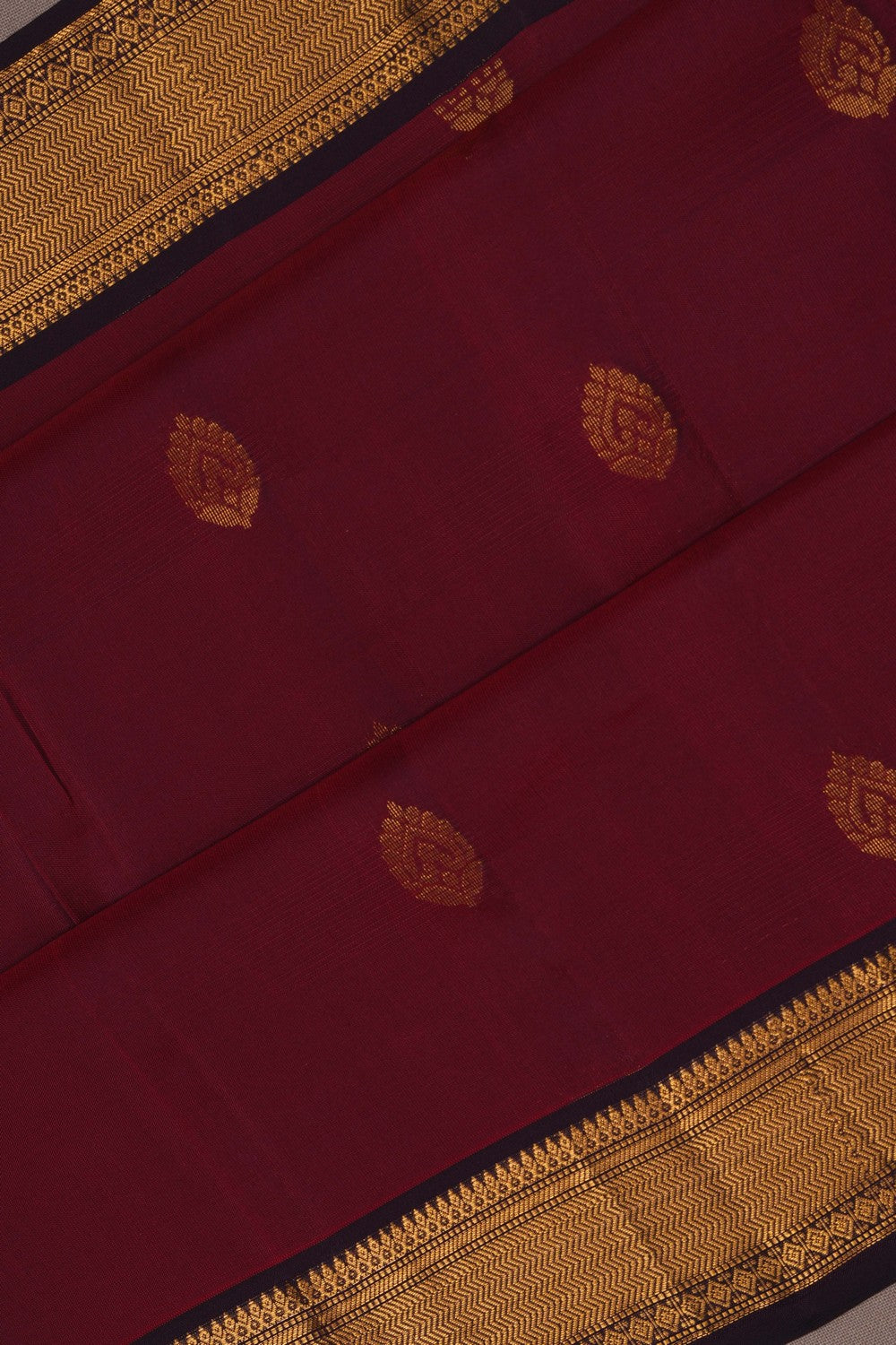 Image of Red South Silk Saree