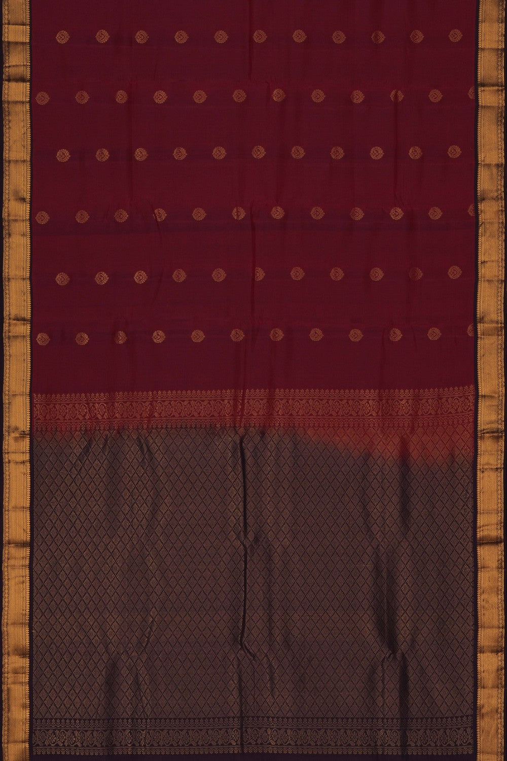 Image of Red South Silk Saree