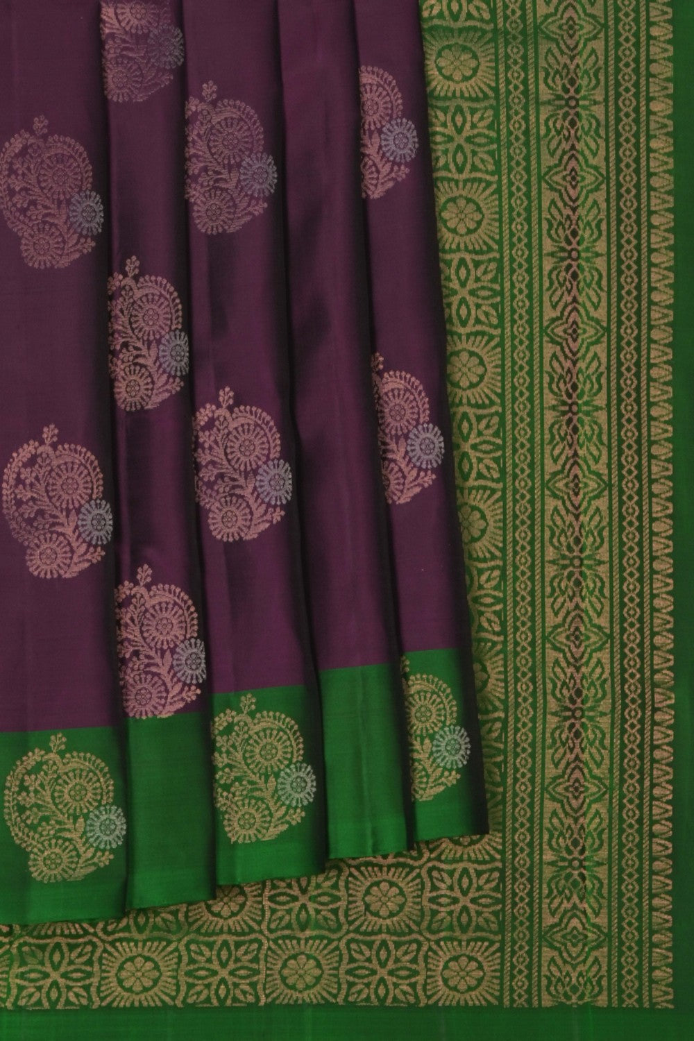 Image of Violet South Silk Saree