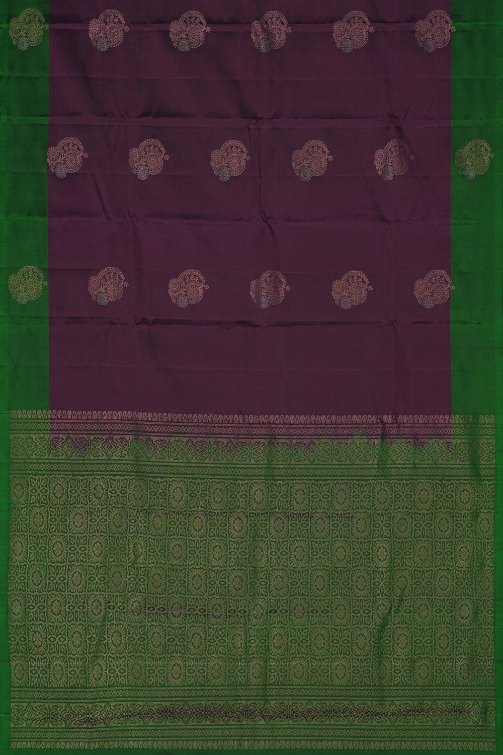 Image of Violet South Silk Saree