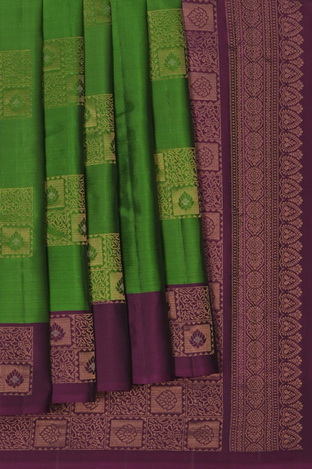 Image of South Silk Green Saree
