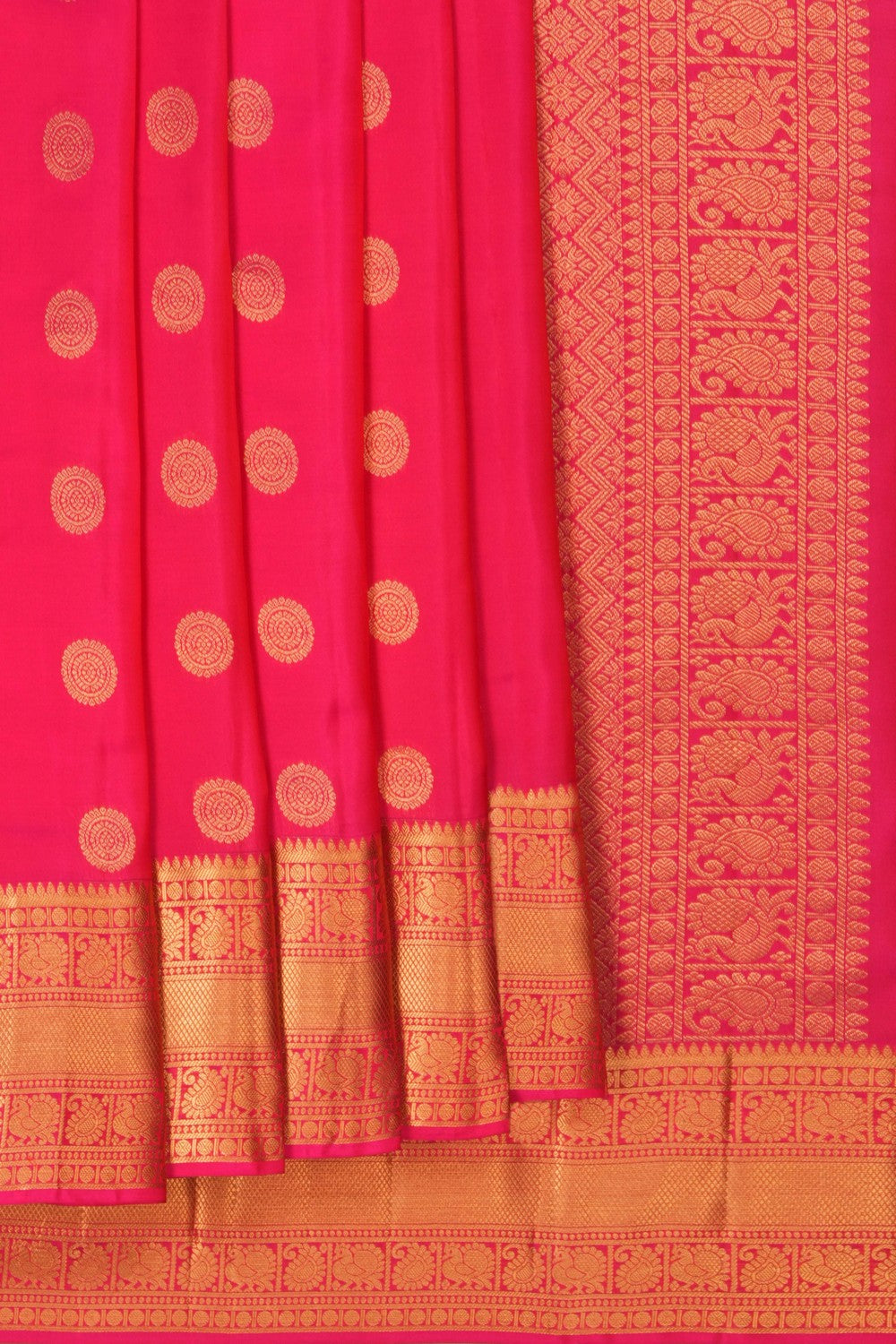 Image of Pink South Silk Saree