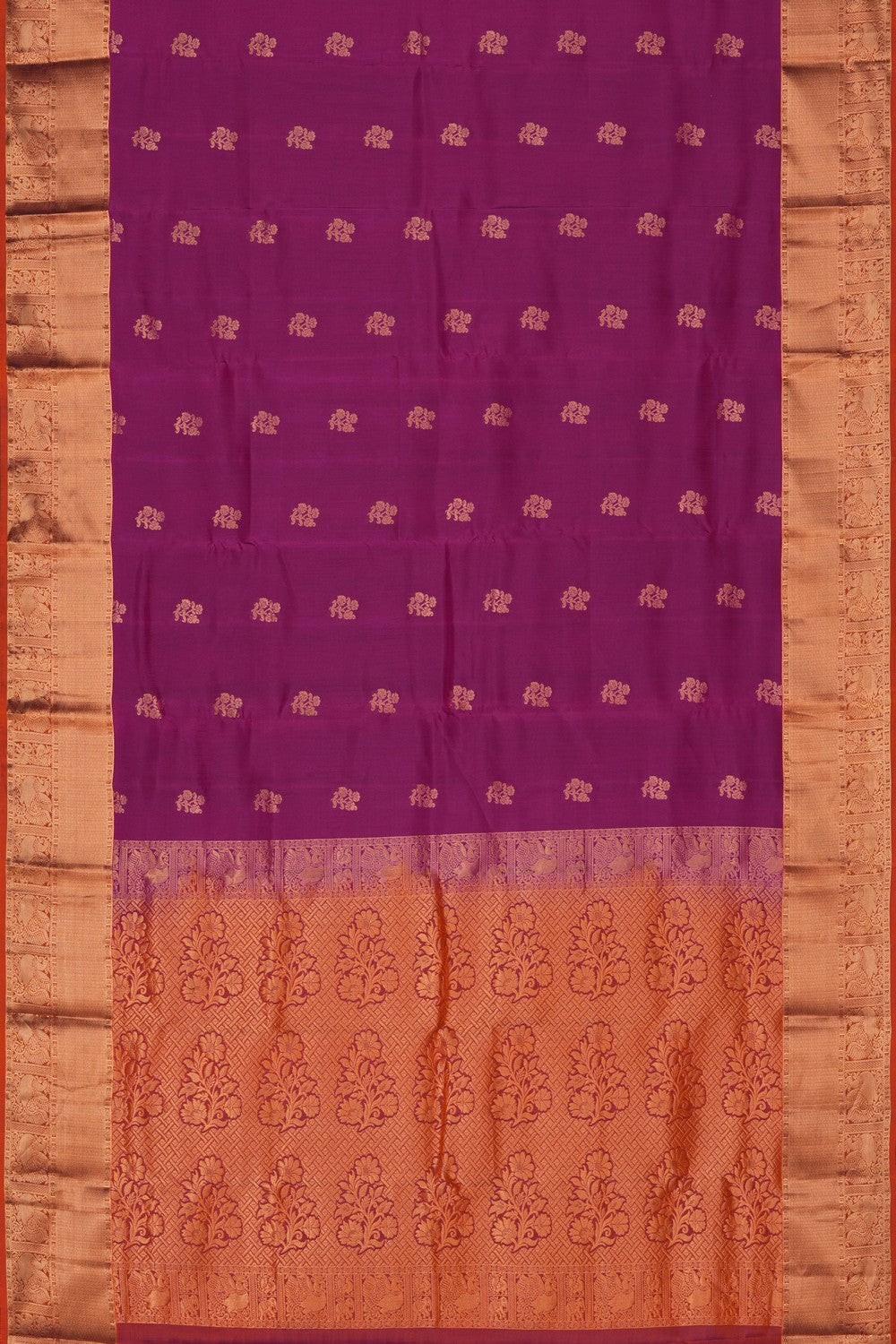 Image of Magenta South Silk Saree