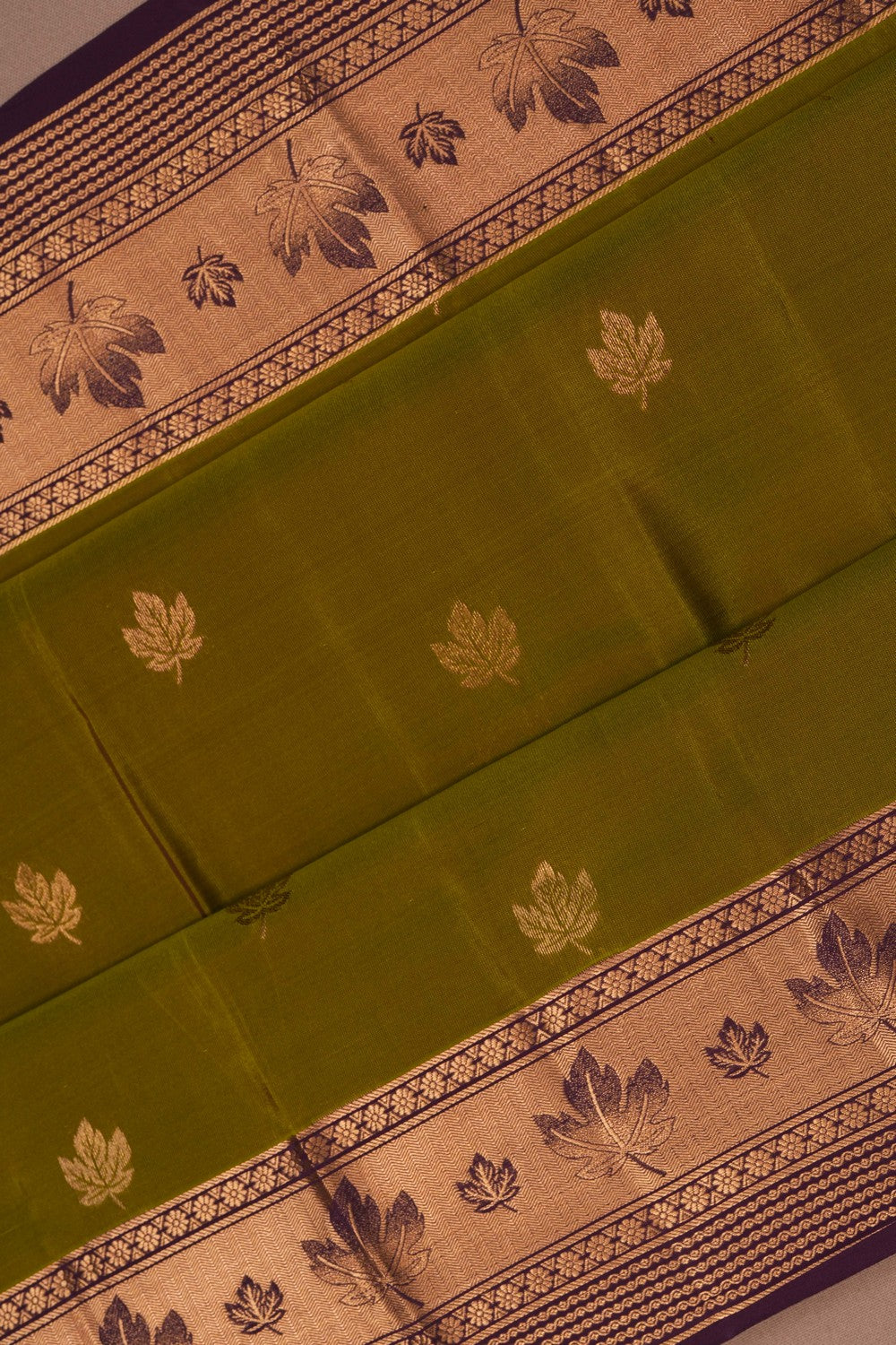 Image of Green South Silk Saree