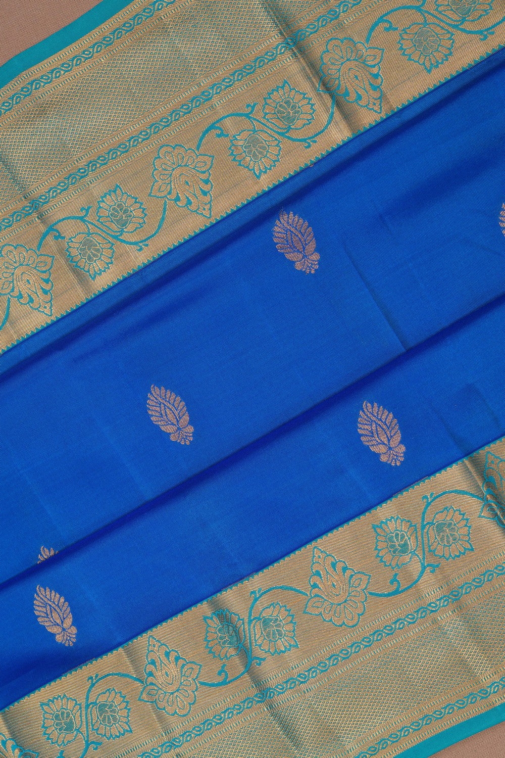 Image of Blue South Silk Saree