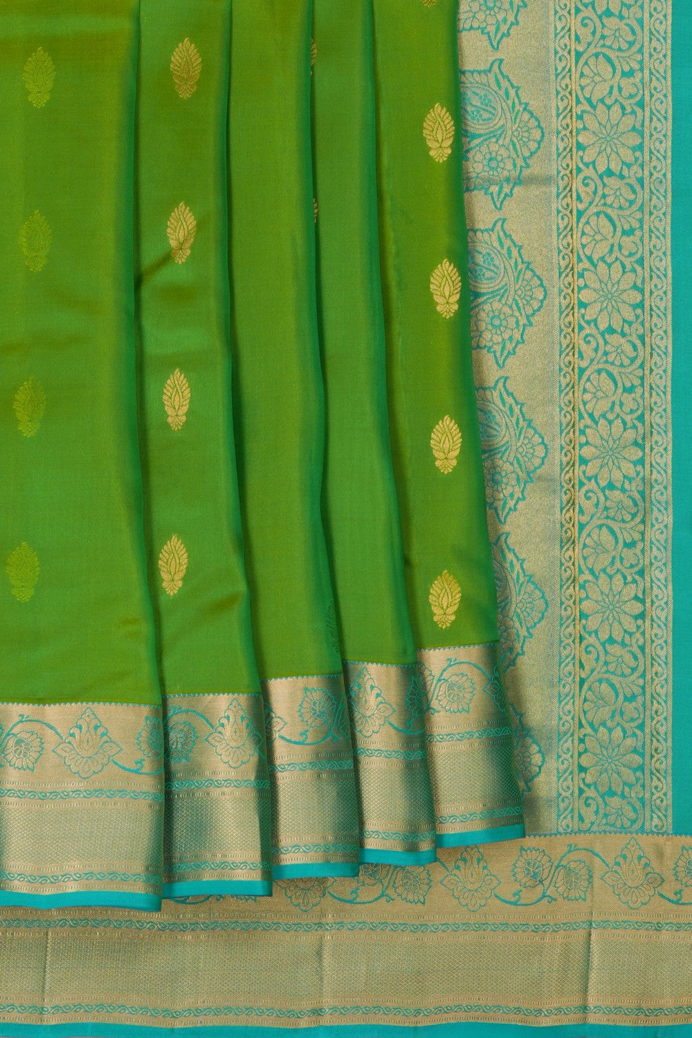 Image of Green South Silk Saree