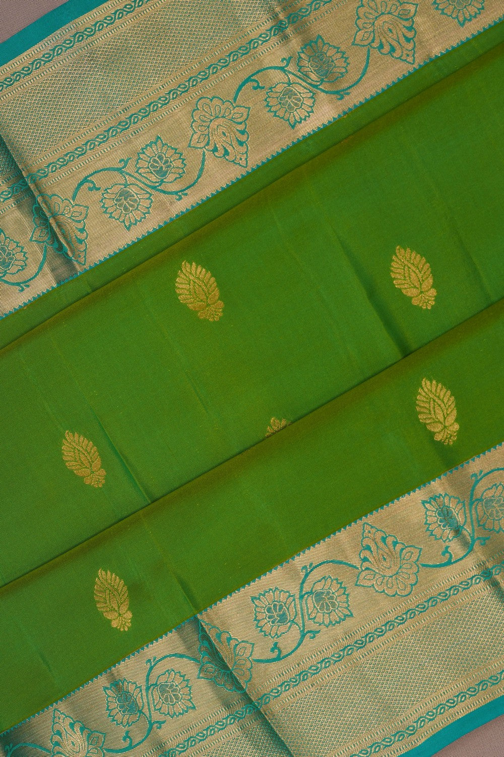 Image of Green South Silk Saree