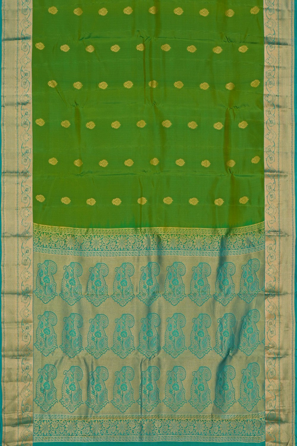 Image of Green South Silk Saree