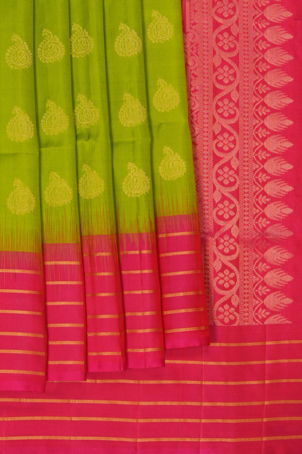 Image of South Silk Green Saree