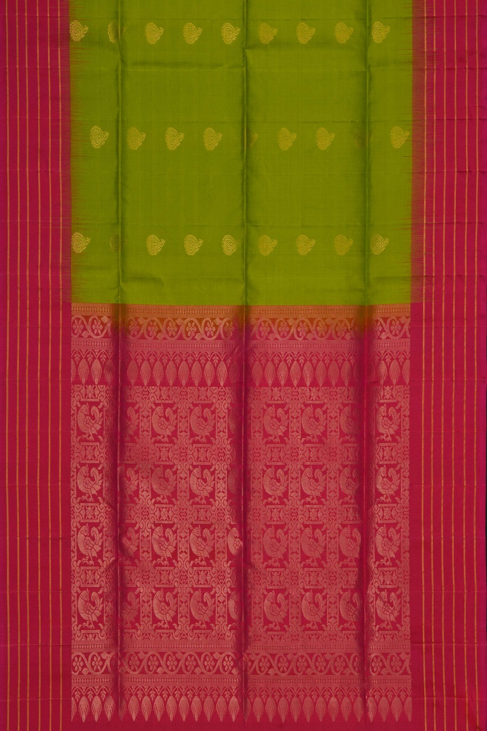Image of South Silk Green Saree
