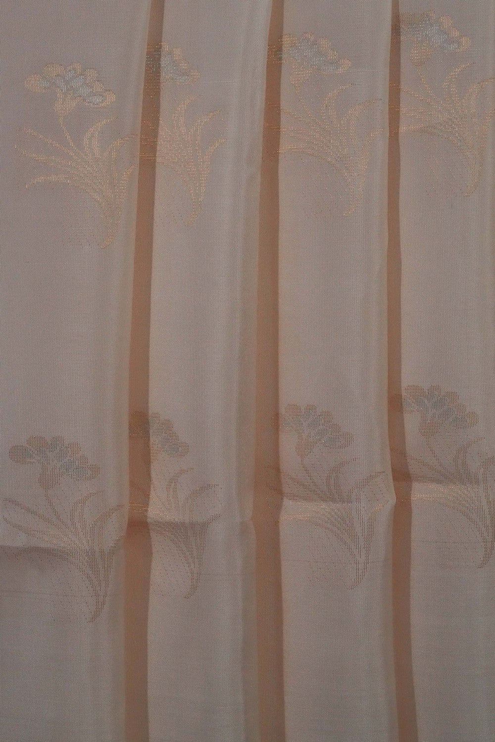 Image of Off-White South Silk Saree