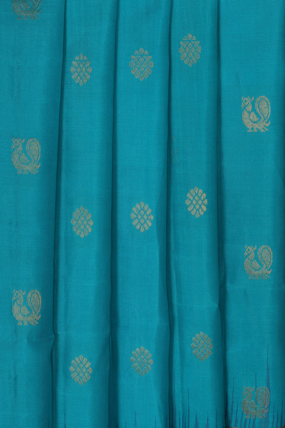 Image of South Silk Blue Saree