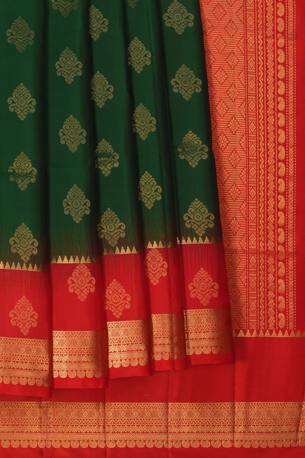 Image of South Silk Green Saree