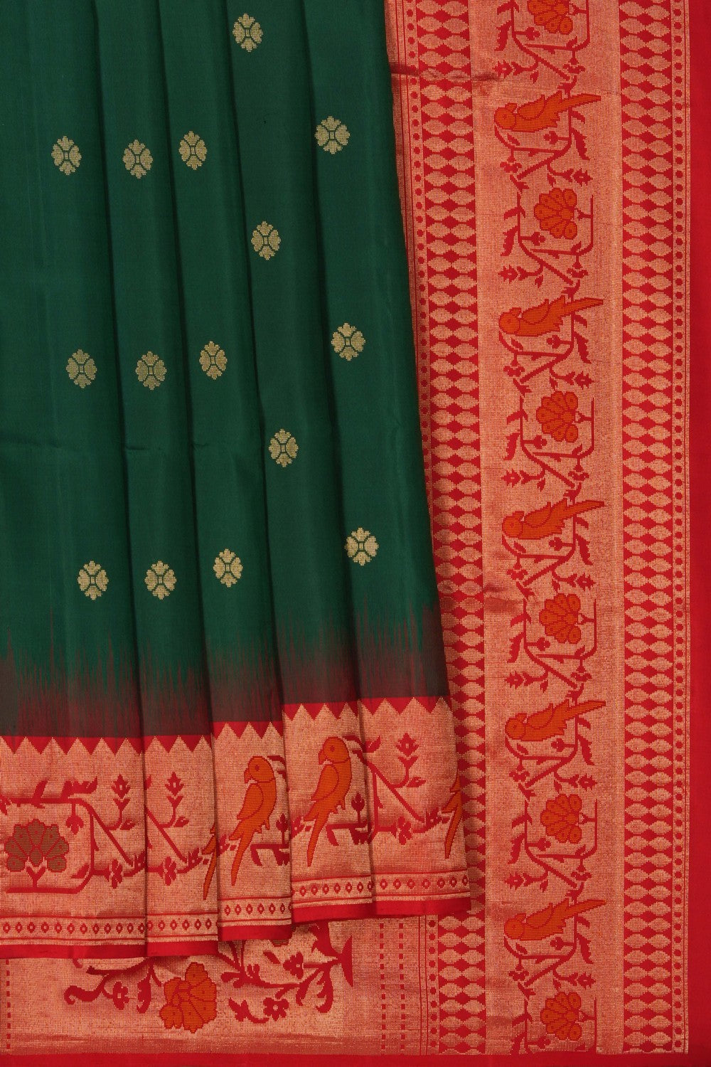 Image of South Silk Green Saree