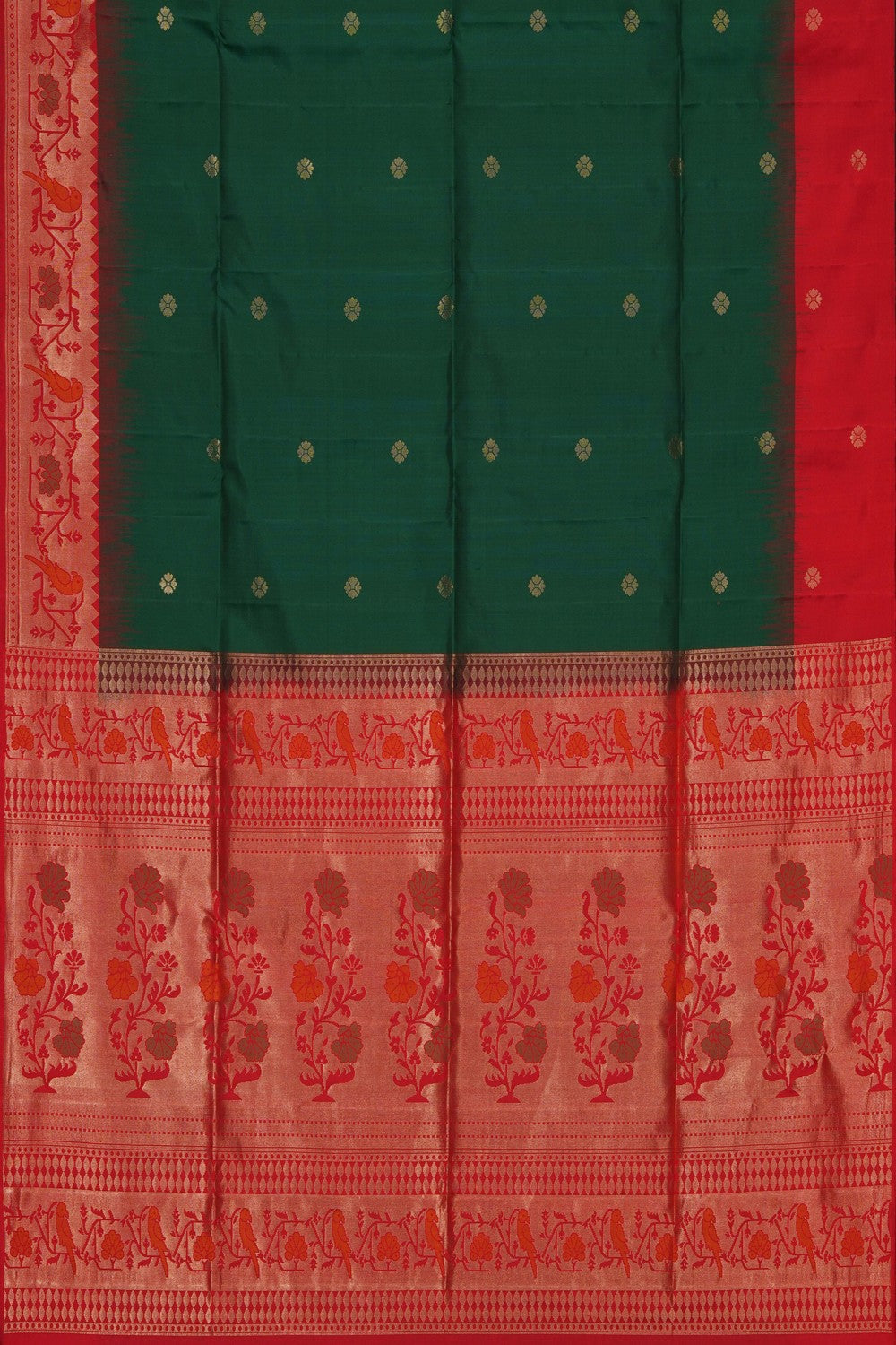 Image of South Silk Green Saree