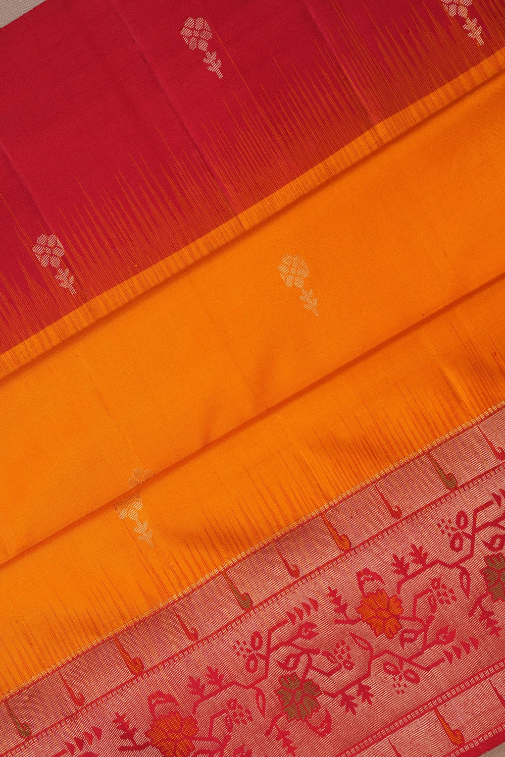 Image of South Silk Mustard Saree