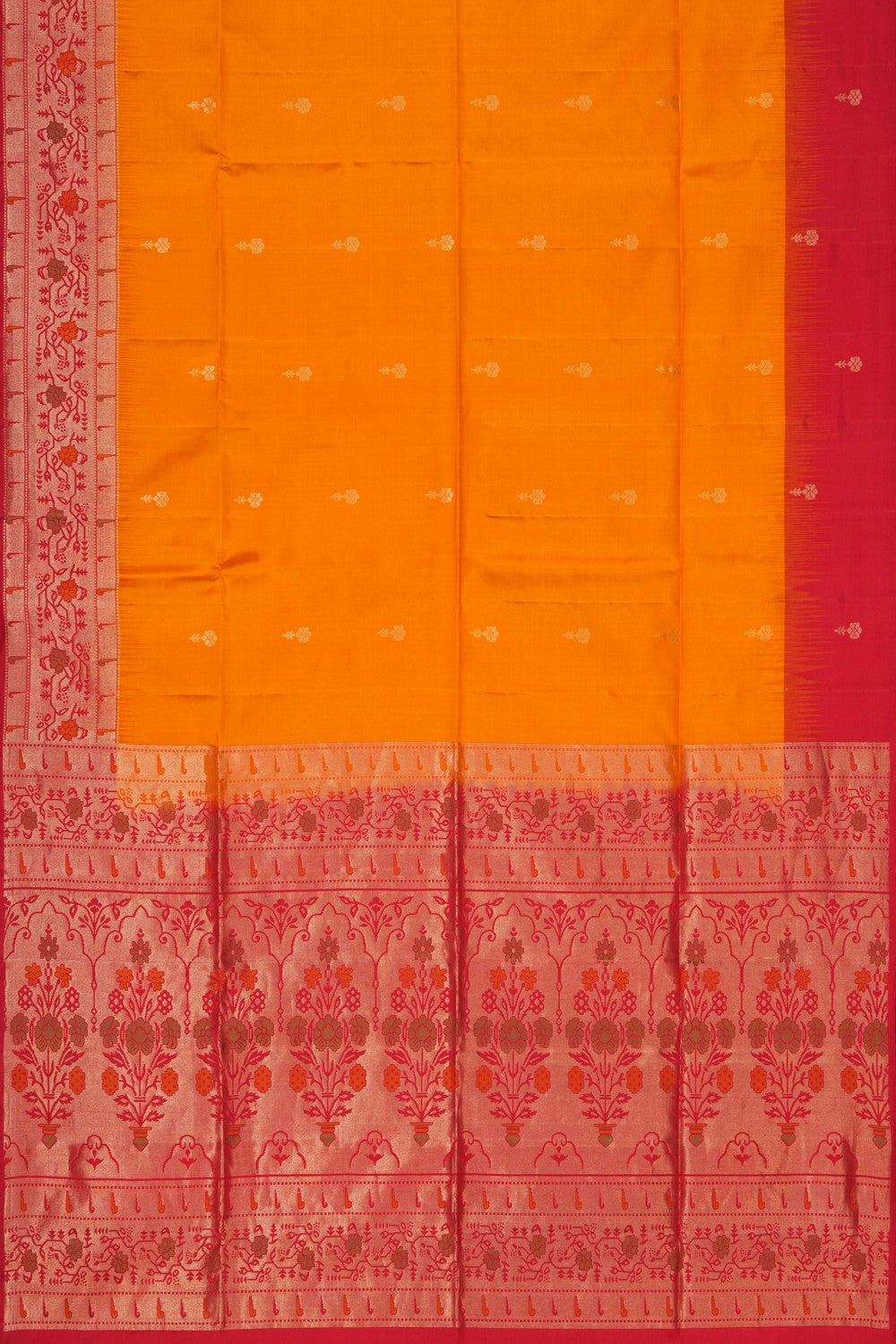 Image of South Silk Mustard Saree