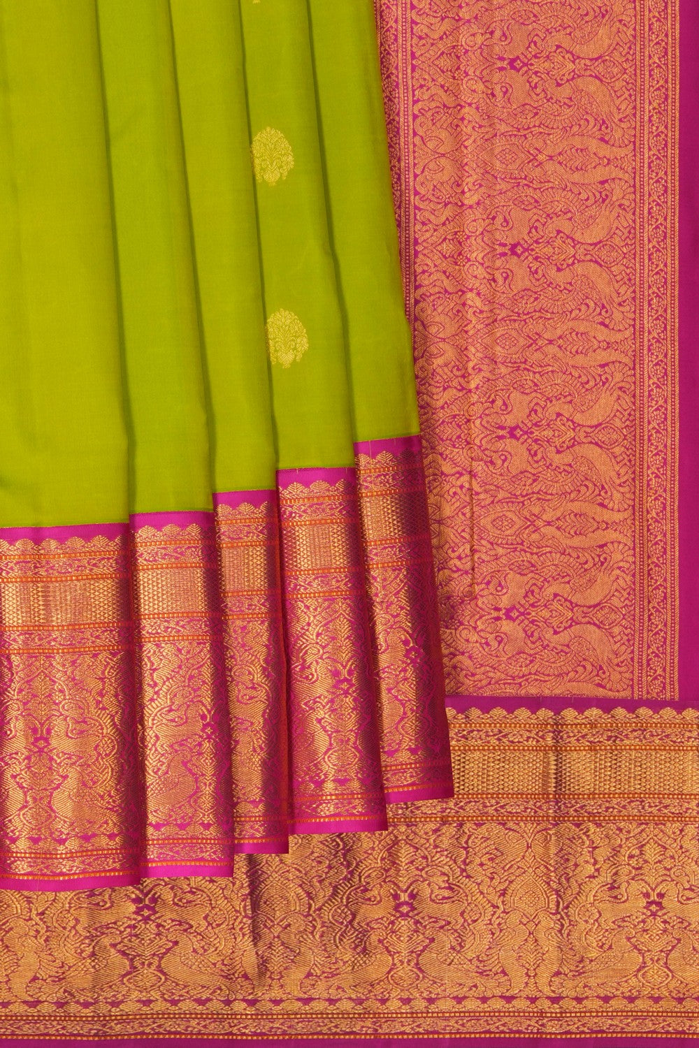 Image of South Silk Green Saree